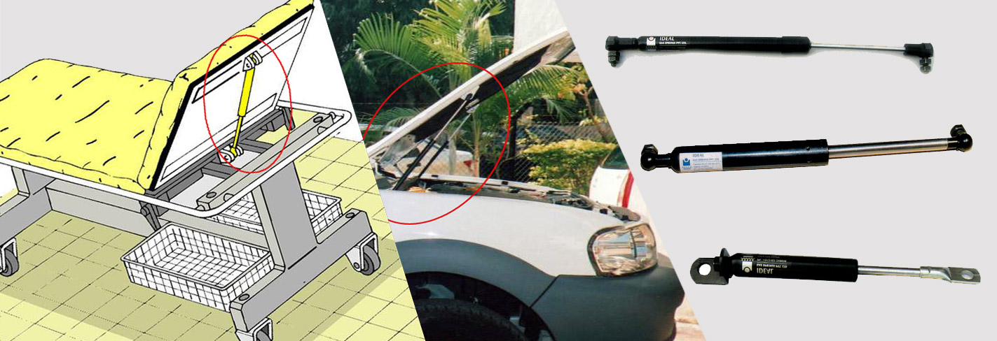 Gas Spring Applications for Automotive & Vehicle Uses